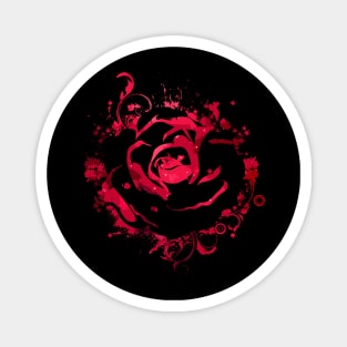 Red Rose Magnet